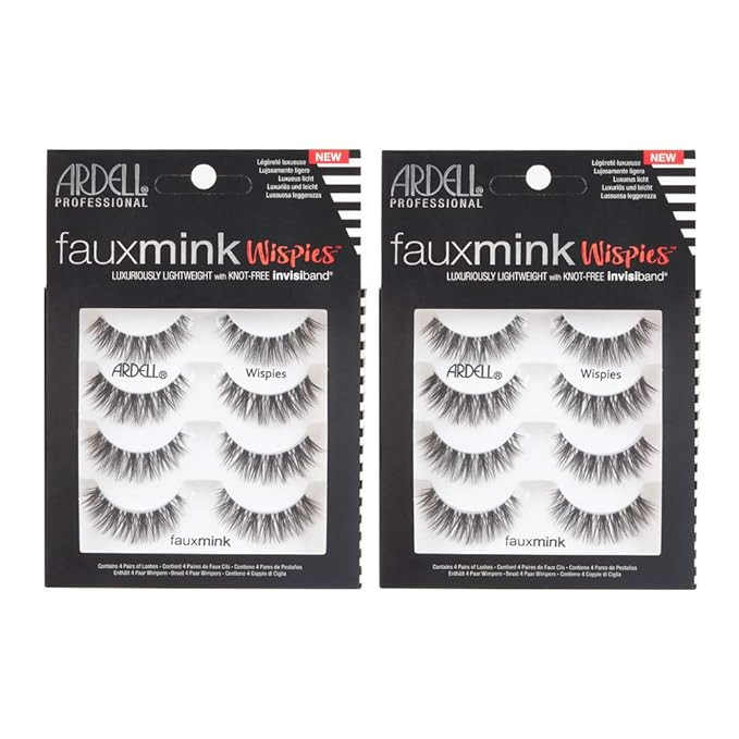 Ardell Faux Mink False Eyelashes, Wispy Natural Lashes, Reusable, Soft & Lightweight for Everyday... | Amazon (US)