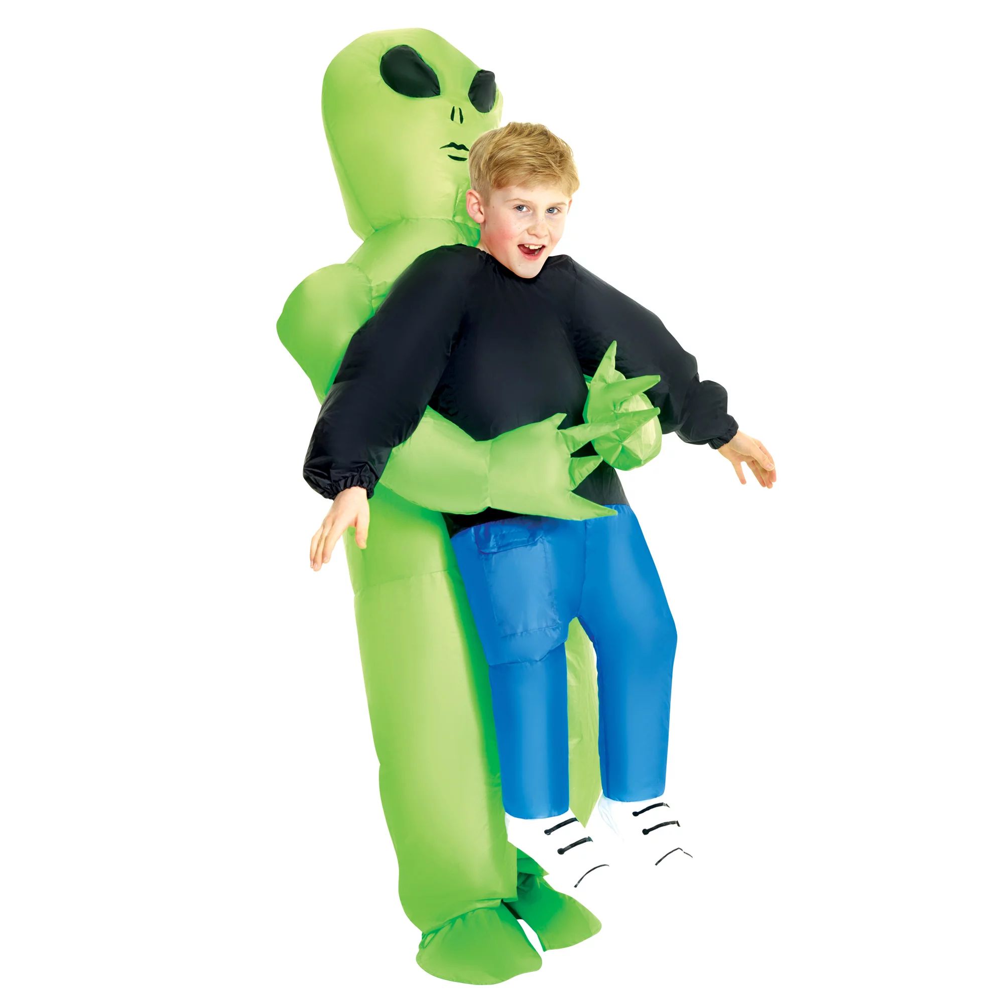Boy Alien Pick Up Inflatable One Size Halloween Dress Up / Role Play Costume | Walmart (US)