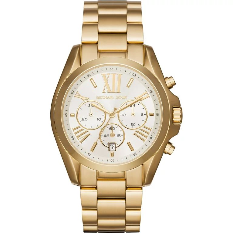 Michael Kors Women's Bradshaw Watch, Gold-tone, Stainless Steel | Walmart (US)