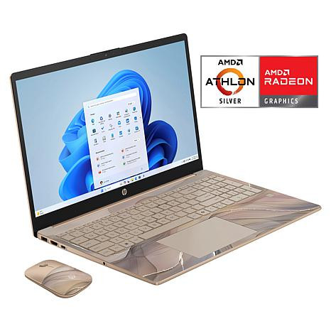 HP 15.6" Touch AMD 4GB RAM 128GB Laptop with MS 365 & SmartFriend | HSN