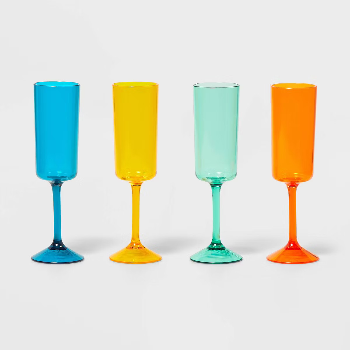6oz 4pk Stemmed Cocktail Glasses - Sun Squad™ | Target