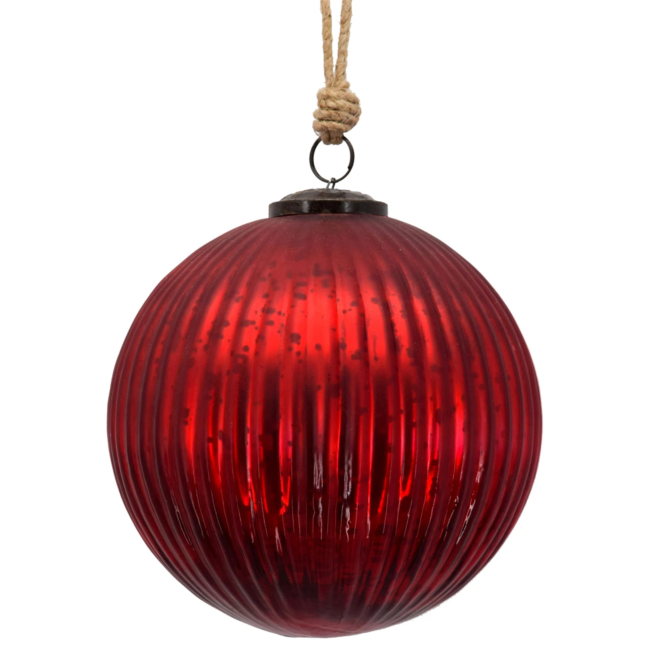 Eclectic Mercury Glass Ball Ornament | Wayfair North America