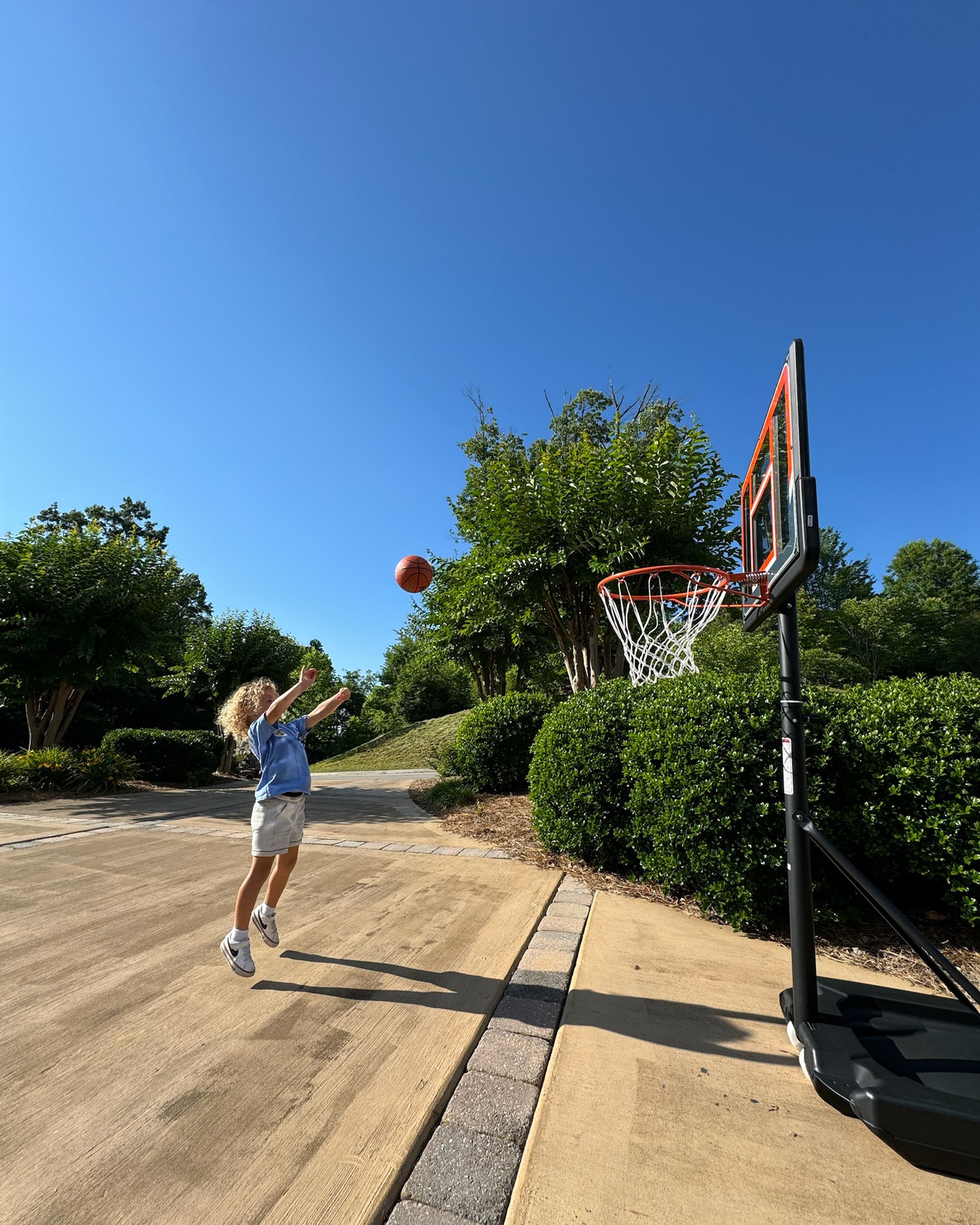 Outdoor basketball goal for Kids & adults (comes in multiple colors, Britton’s is orange!) / Youth sized outdoor basketball 

#LTKFindsUnder50 #LTKGiftGuide #LTKKids