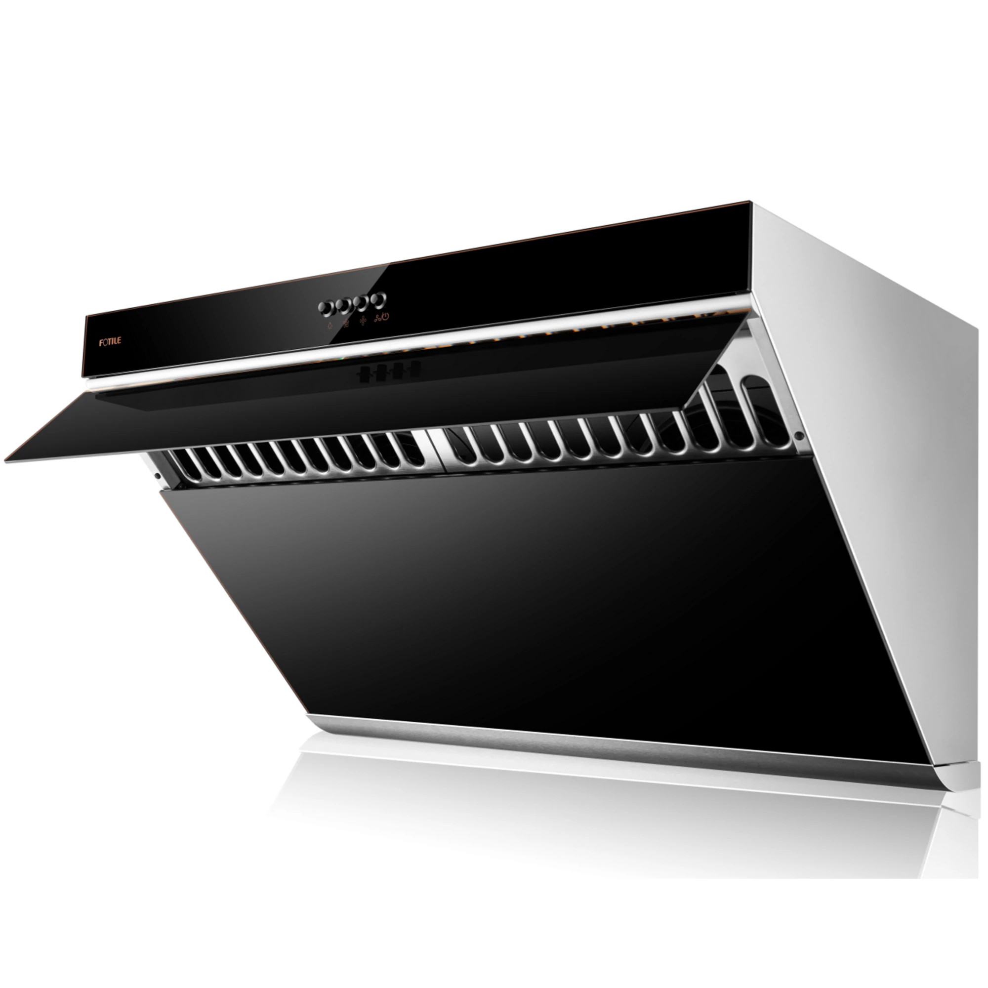 FOTILE 30 inch Ducted 850-CFM Onyx Black Tempered Glass Under Cabinet Range Hood one_size | JQG7522 | Lowe's