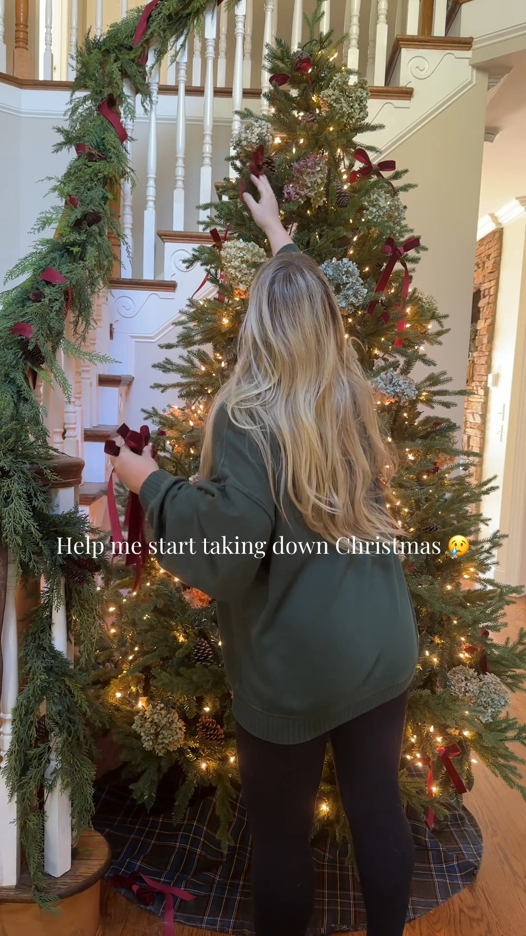 Help me take down Christmas. So sad to take it all down. 

#LTKFindsUnder50 #LTKSeasonal #LTKHome