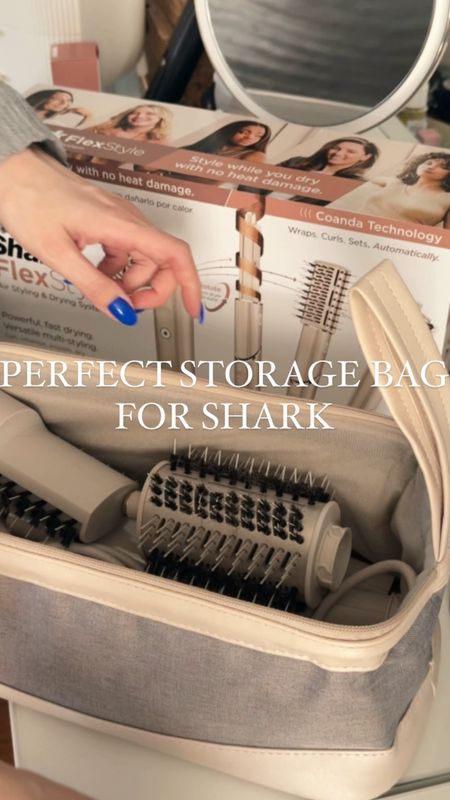Perfect storage bag for your Shark or Dyson! 

Travel bag • hot tools storage • hair must have 

#LTKVideo #LTKSaleAlert #LTKBeauty
