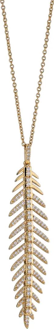 Nadri Vanessa Feather Pendant Necklace | Nordstrom | Nordstrom