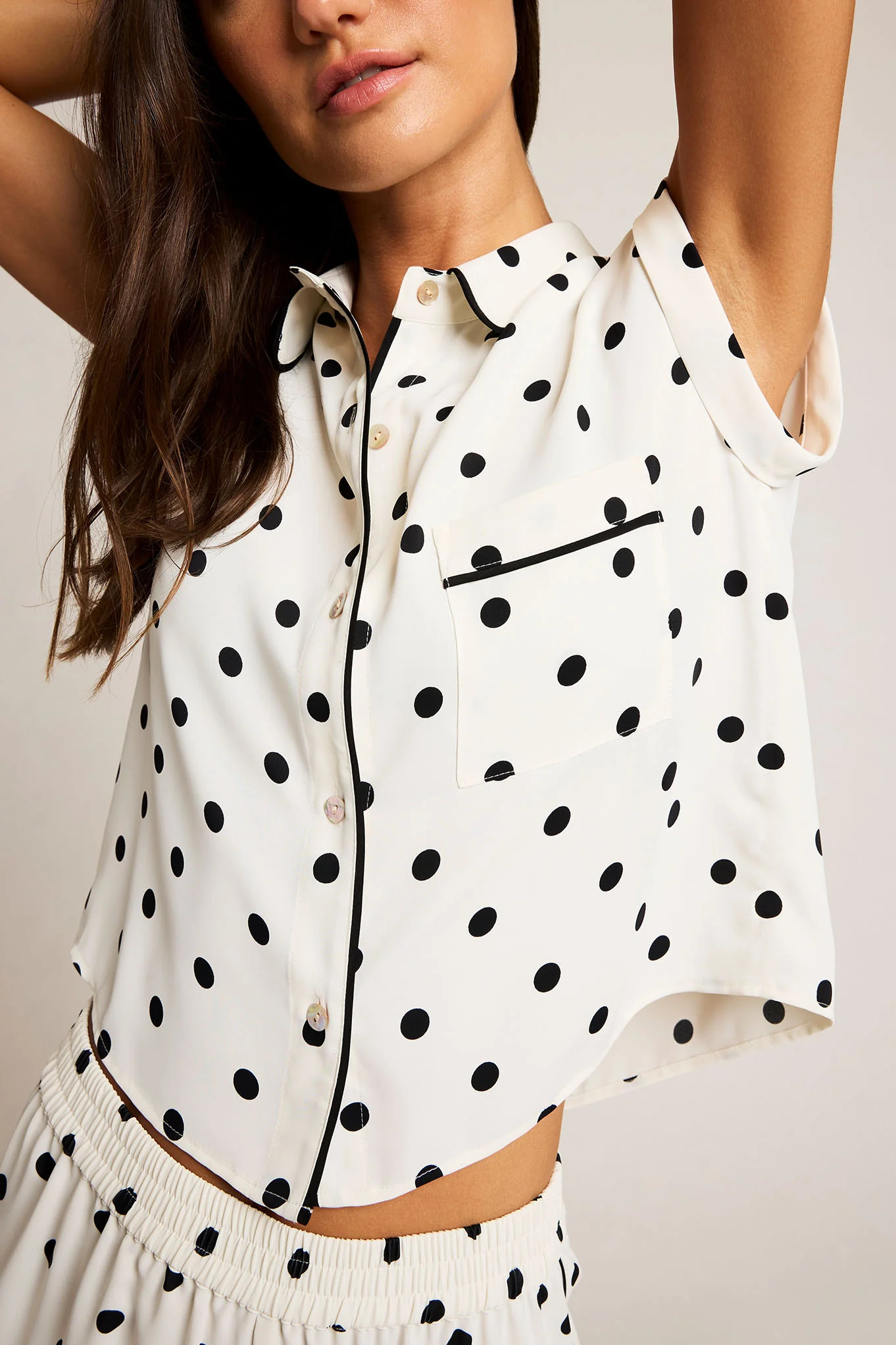 Supreme Short Sleeve Shirt in Black Dot | Negative Underwear