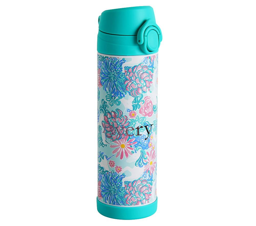Mackenzie Lilly Pulitzer Unicorn In Bloom Water Bottle | Pottery Barn Kids