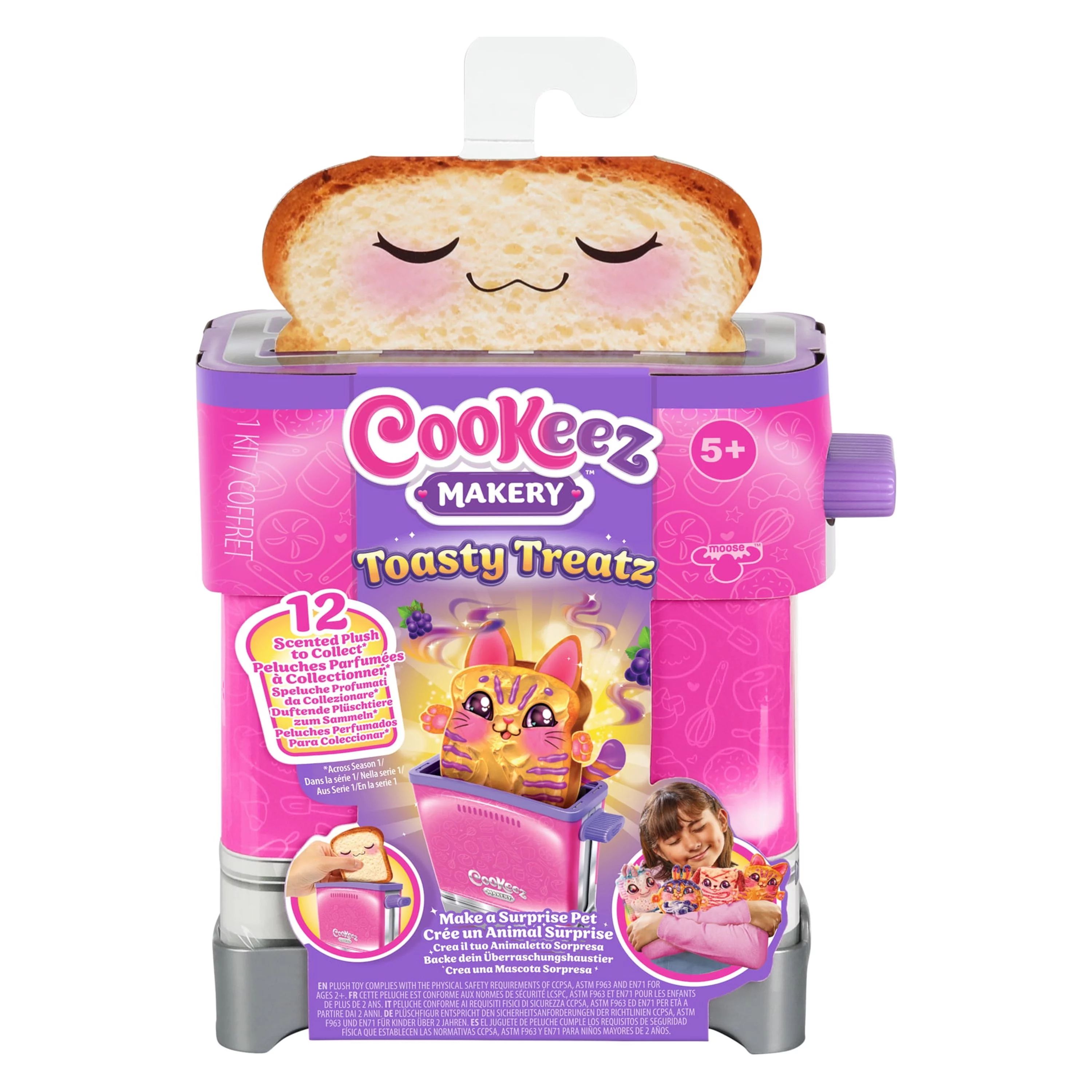 Cookeez Makery Toasty Treatz Toaster with Scented Plush, Styles Vary, Ages 5+ | Walmart (US)