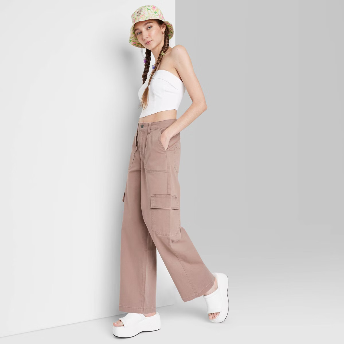 Women's High-Rise Straight Leg Cargo Pants - Wild Fable™ | Target