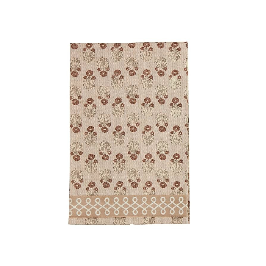 Mud Pie Bulb Block Print Ribbon Towel; 26" x 16 1/2" | Amazon (US)