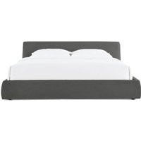 Toby Upholstered Storage Bed Performance Felt-Storm / King Size - Final Sale | Eternity Modern