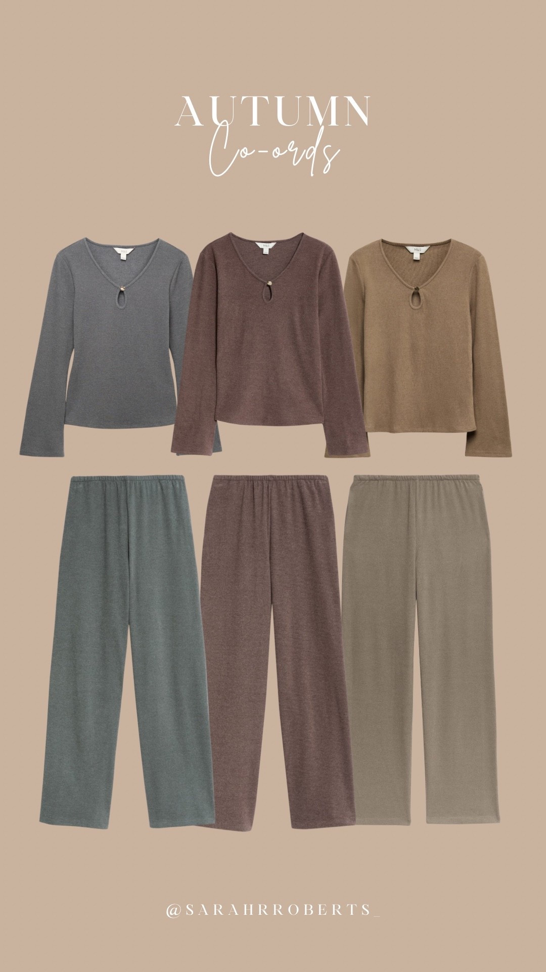 I spotted these in M&S today and I cannot tell you how soft they are! Wow!! Would be perfect for working from home!

They are the same colour in person the images I’ve used off the website make it look like they are different!

Loungewear, tracksuit, autumn outfits, wfh outfits, co-ord sets 

#LTKuk #LTKautumn #LTKworkwear