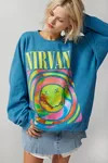 Nirvana Smile Overdyed Sweatshirt | Urban Outfitters (US and RoW)