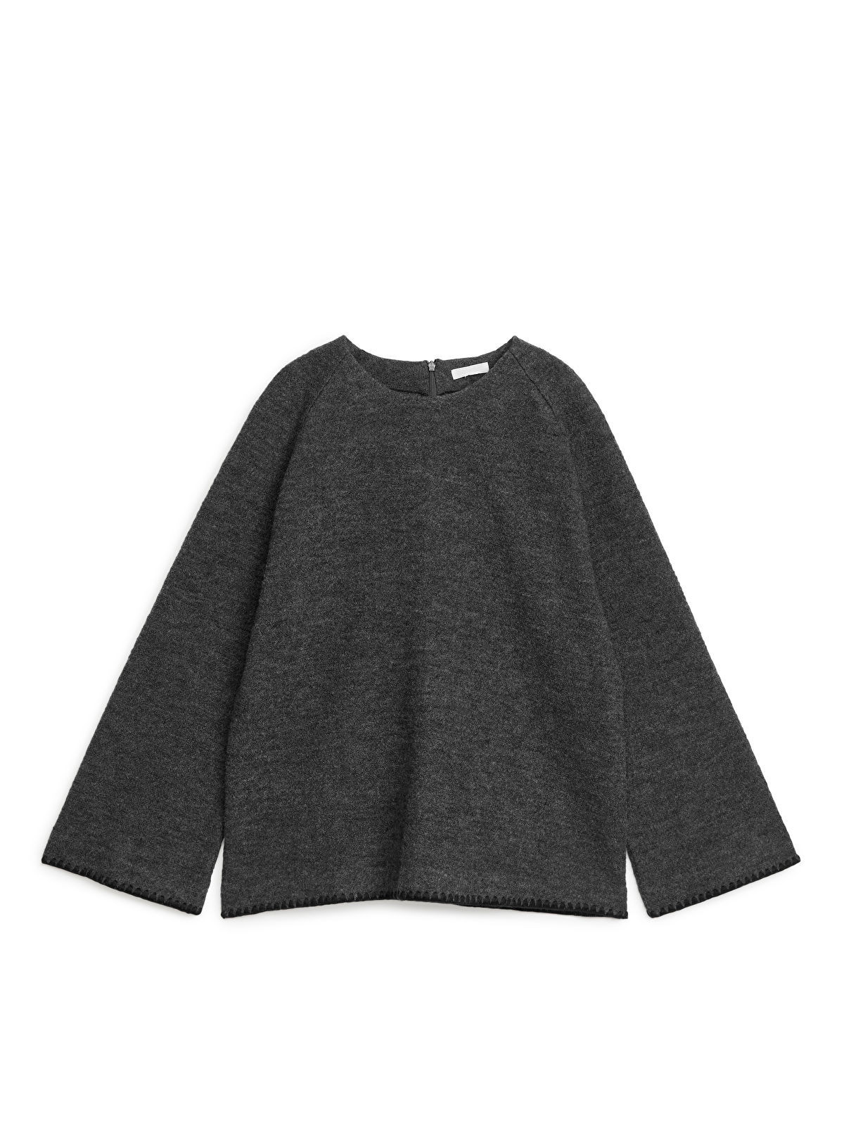 Boiled Wool Sweatshirt | ARKET (US&UK)