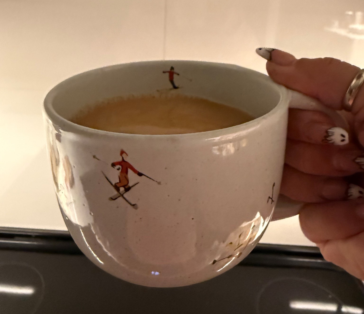 Peep the cutest coffee mug at our Air B and B in Aspen this weekend! I was so excited to find they are still in stock! Get yours!!! 🥰

#LTKHome #LTKFamily #LTKSeasonal