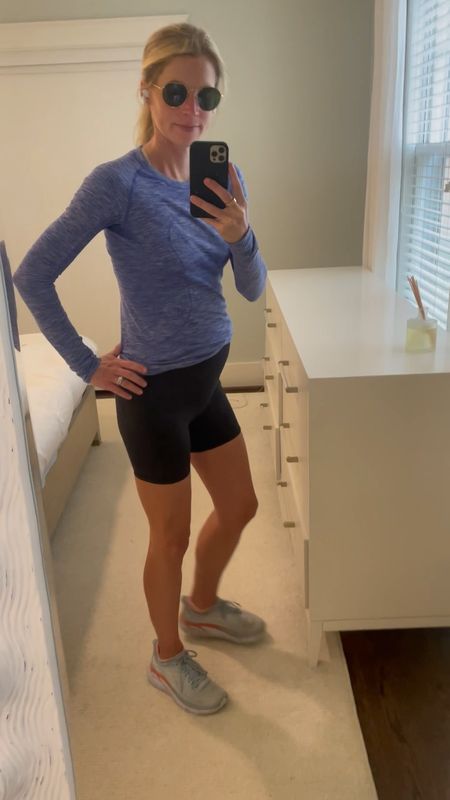 My go to pregnancy work out outfit. Lululemon aligns are the perfect bump friendly staple. I like the high waisted shorts with pockets - perfect for holding your phones

High rise shorts with pockets , pregnancy staples , maternity fitness , maternity shorts , bump friendly fitness , hokas , sneakers on sale , lululemon finds , swiftly 

#LTKfit #LTKunder100 #LTKbump