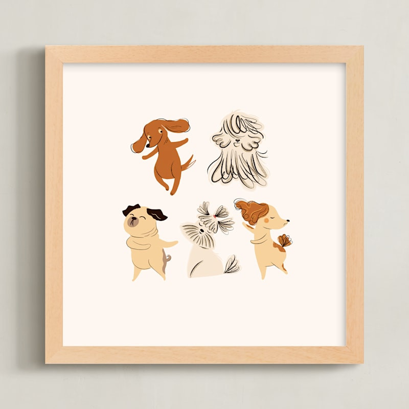 "pups" - Drawing Limited Edition Art Print by Vivian Yiwing. | Minted