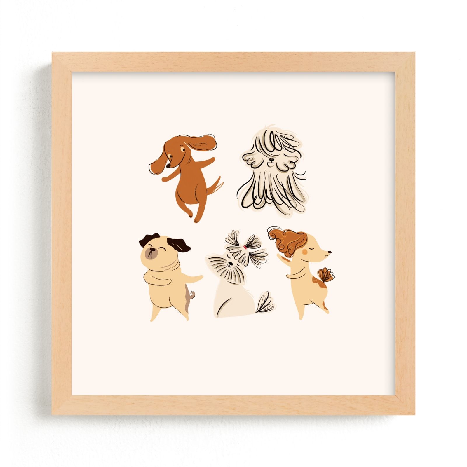 "pups" - Drawing Limited Edition Art Print by Vivian Yiwing. | Minted