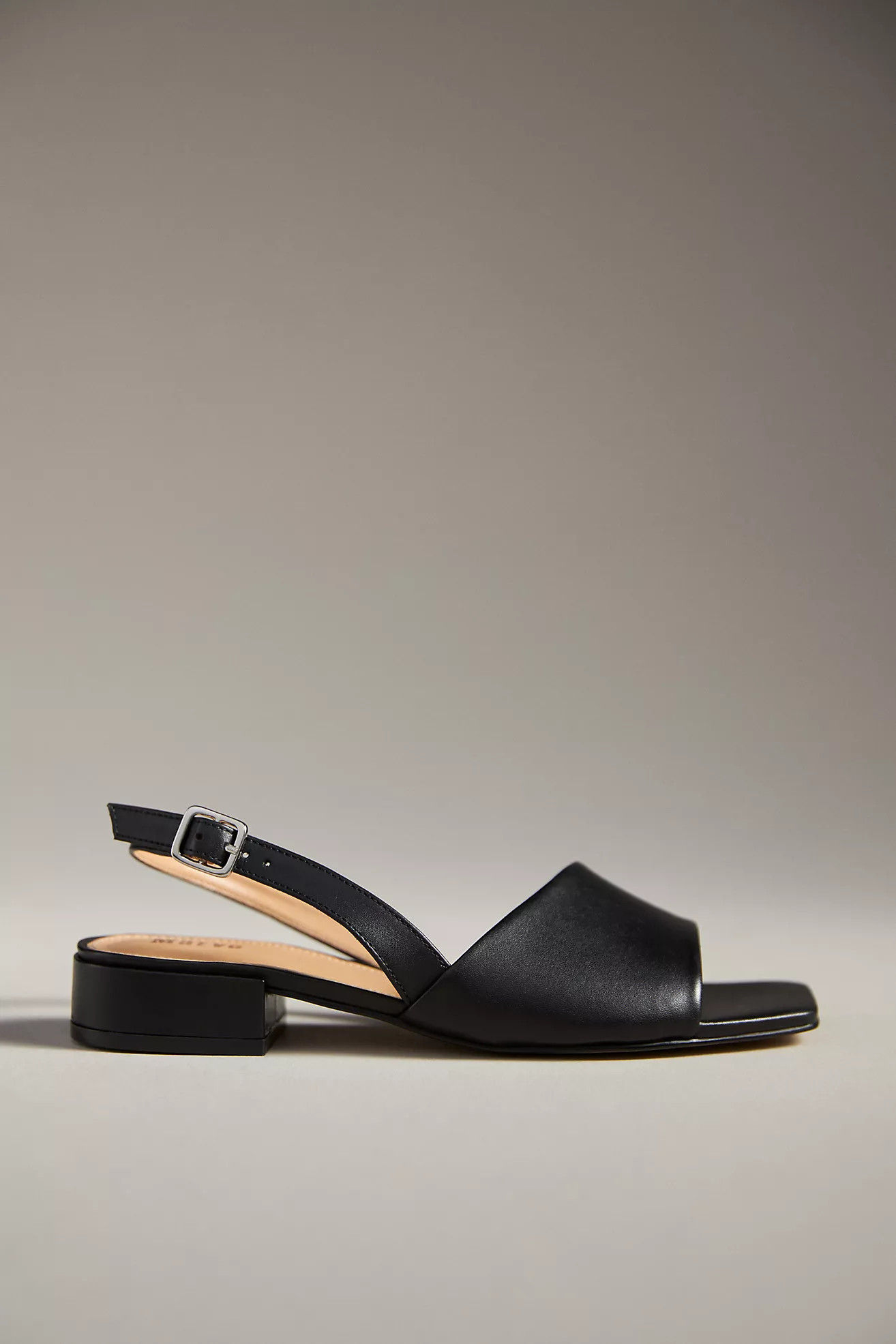 Maeve Asymmetrical Slingback Heels | Anthropologie (US)