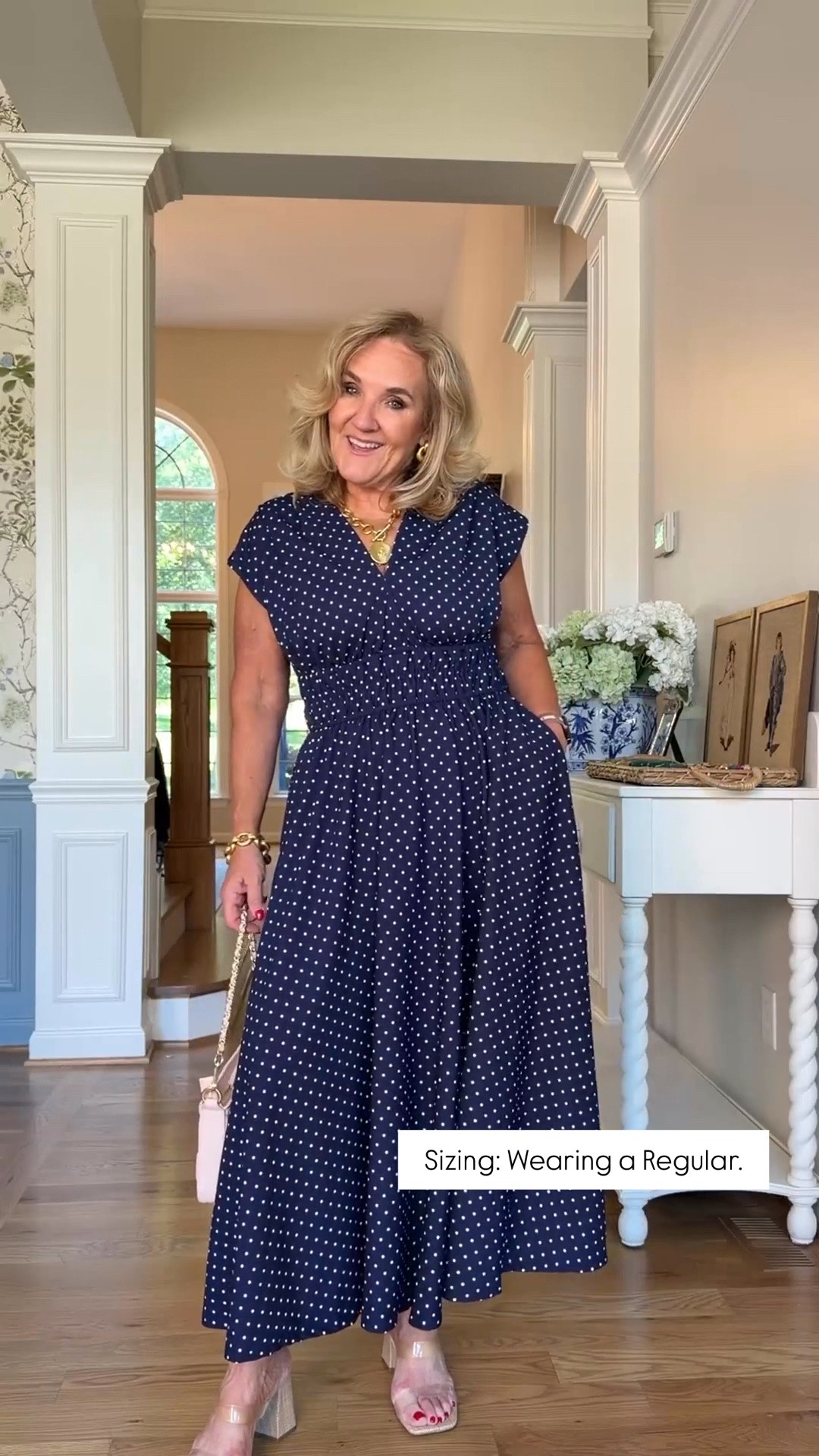 This polka dot dress is one of those pieces you’ll reach for again and again! Dress it up with heels for weddings, showers, or date nights, or keep it casual with sneakers or flats for brunch, church, or summer barbecues. The flattering wrap-style silhouette and flowy skirt make it both comfortable and effortlessly elegant.

Sizing: Wearing a Regular.

💛 LTK MADE EASY
❤️ Heart = Support my posts
🔖 Save = Get restock alerts

#LTKootd #LTKOver40 #LTKTravel