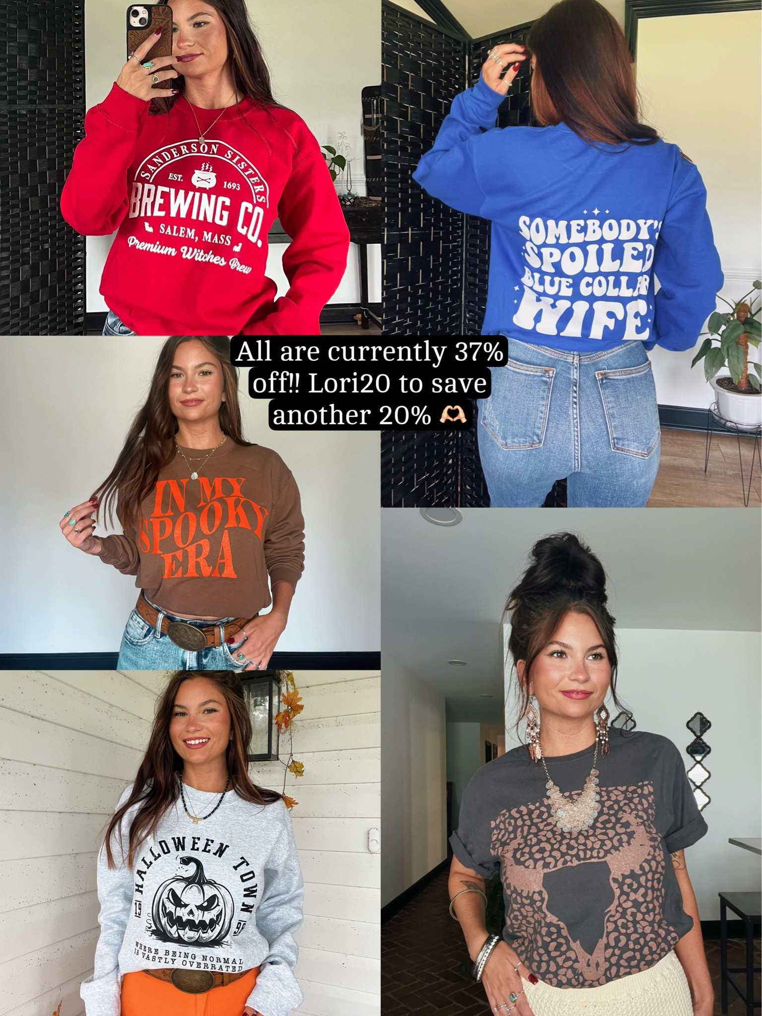 Super sale on certain graphic tees & crewnecks!! 



#LTKFindsUnder50 #LTKFallSale #LTKSeasonal