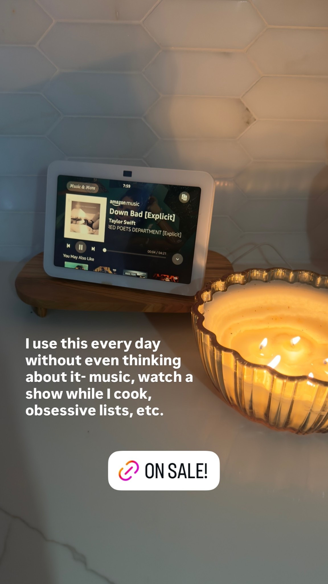 I use this every day without even thinking about it- music, watch a show while I cook, obsessive lists, etc.