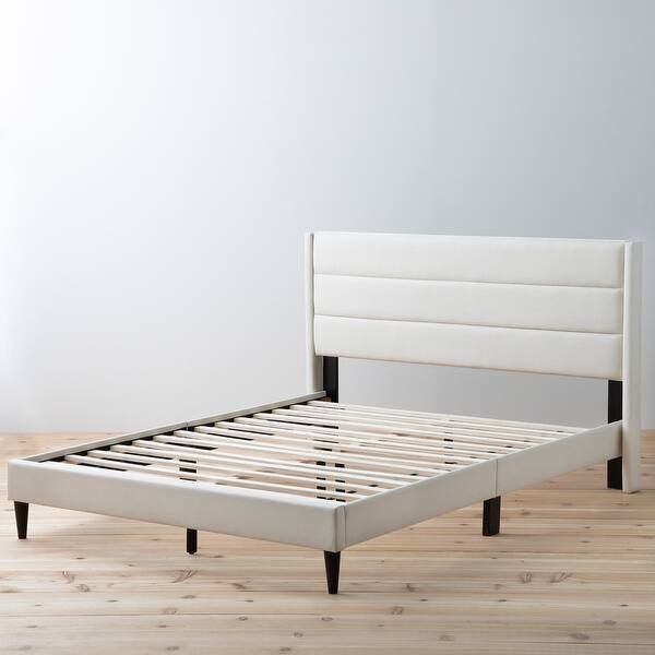 Brookside Sara Upholstered Bed with Horizontal Channels | Bed Bath & Beyond
