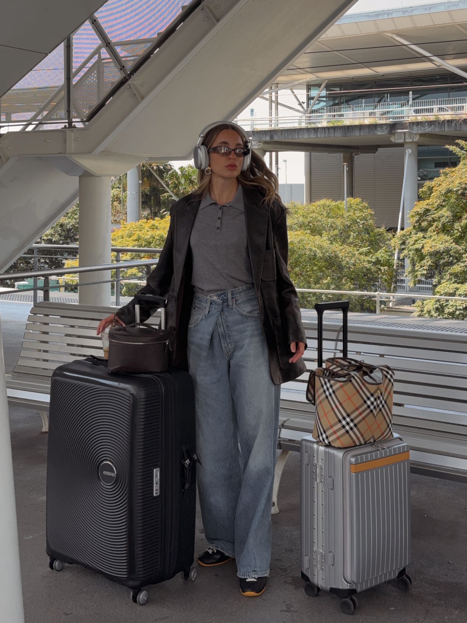 Travel OOTD - COS top, Agolde Vana jeans, and Adidas Japan sneakers! Exact pieces linked ❣️ 

 #LTKFashionMonth #LTKtravel #LTKstyletip