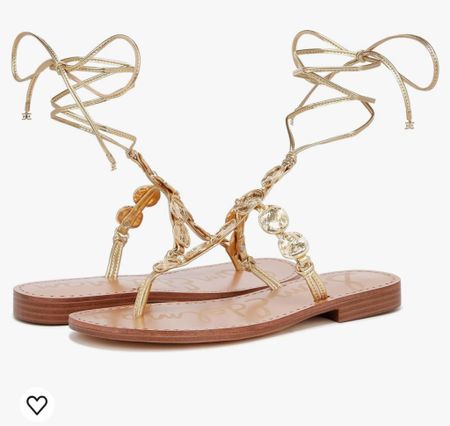 Cutest gold summer sandals on sale! 

#LTKFindsUnder100 #LTKShoeCrush