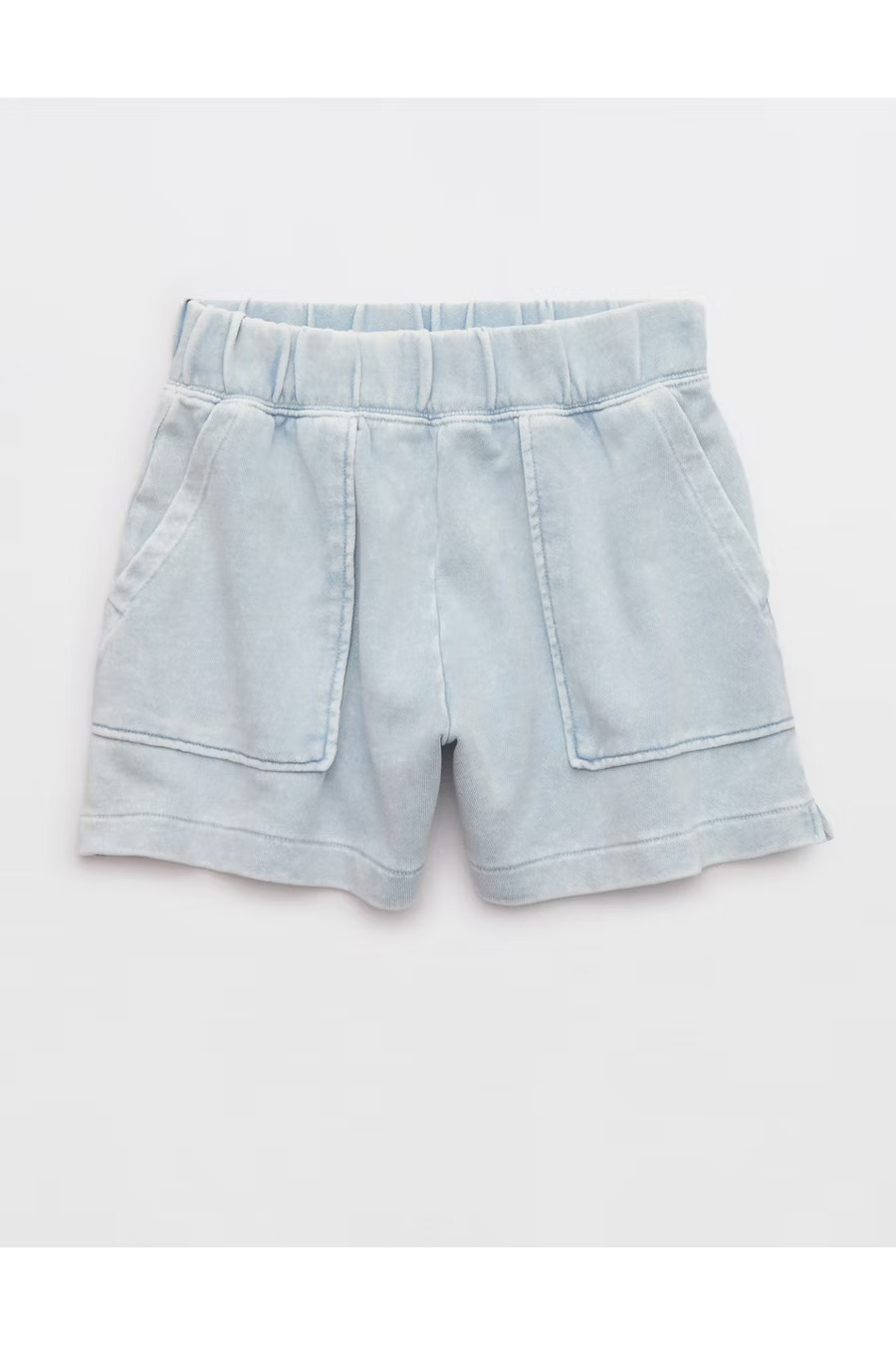 Aerie Go-To Fleece Short Women's Cloud Wash L | American Eagle Outfitters (US & CA)