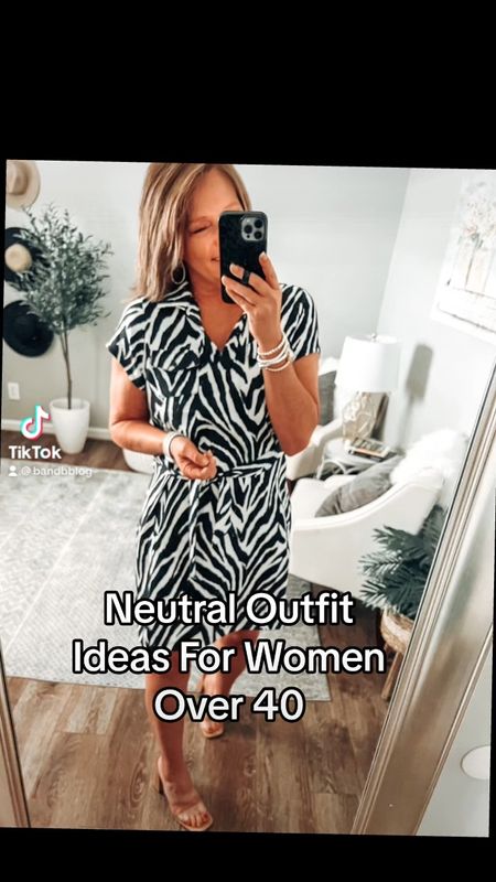 Neutral Summer outfits. Zebra dress by The Limited, pink lily summer pants, little black dress, workwear, reels, outfit video, fashion over 40, summer outfits 

#LTKstyletip #LTKunder50 #LTKsalealert