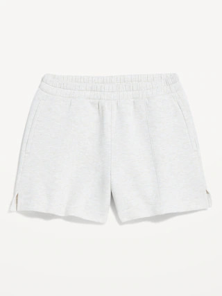 High-Waisted Bounce Fleece Shorts -- 5-inch inseam | Old Navy (US)