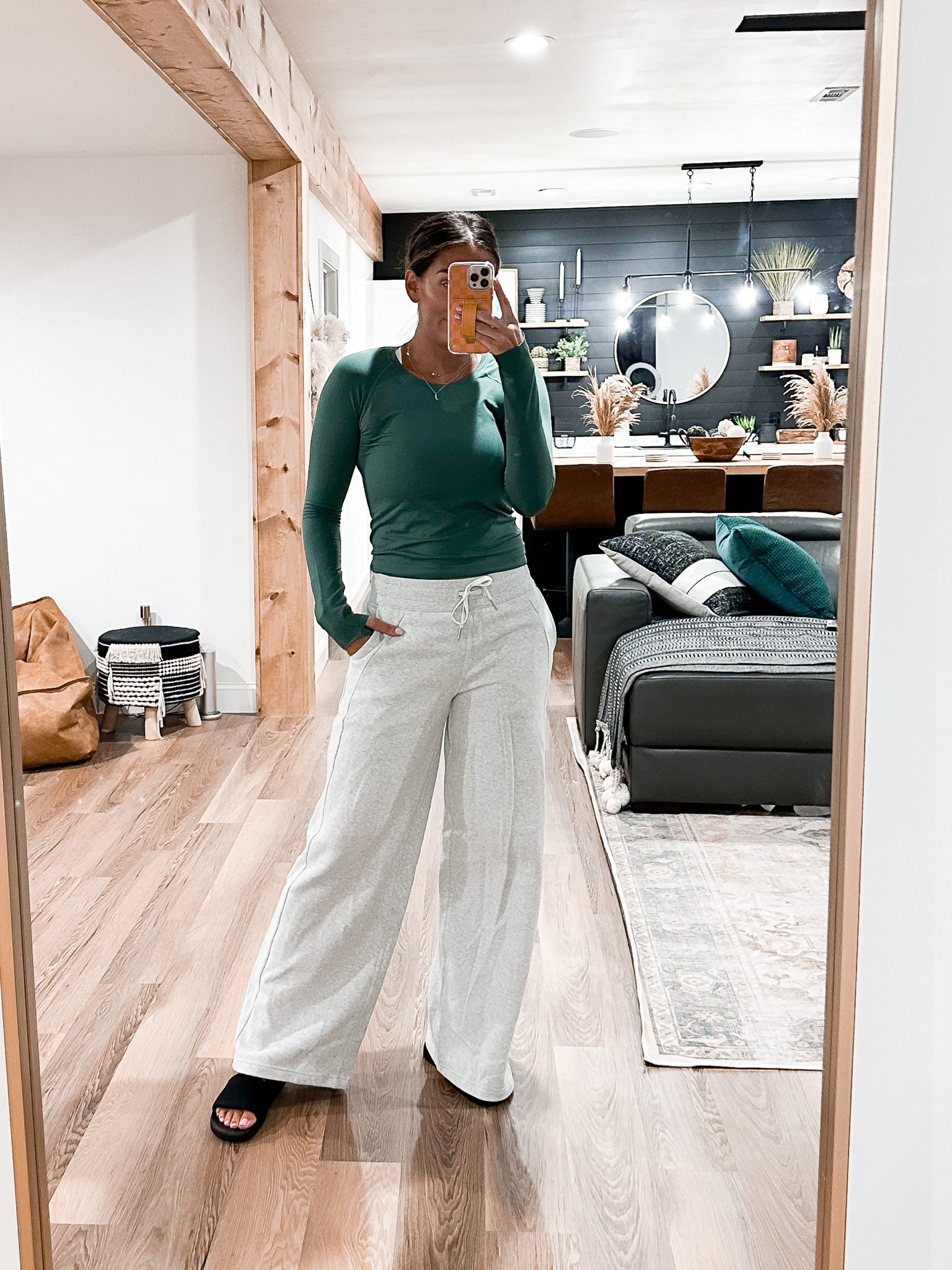 Long sleeve-6
Scuba wide leg-8
Slides-8

#LTKFitness #LTKshoecrush #LTKstyletip