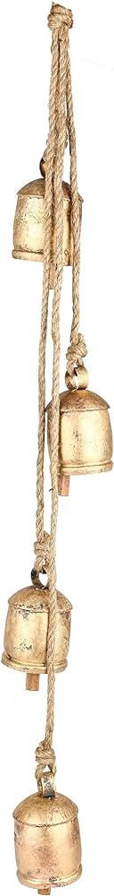 Vivanta Giant Cow Bells Set Rustic Vintage Lucky Harmony Cow Bells On Rope, 4 Inch 4 Bells Cluste... | Amazon (CA)