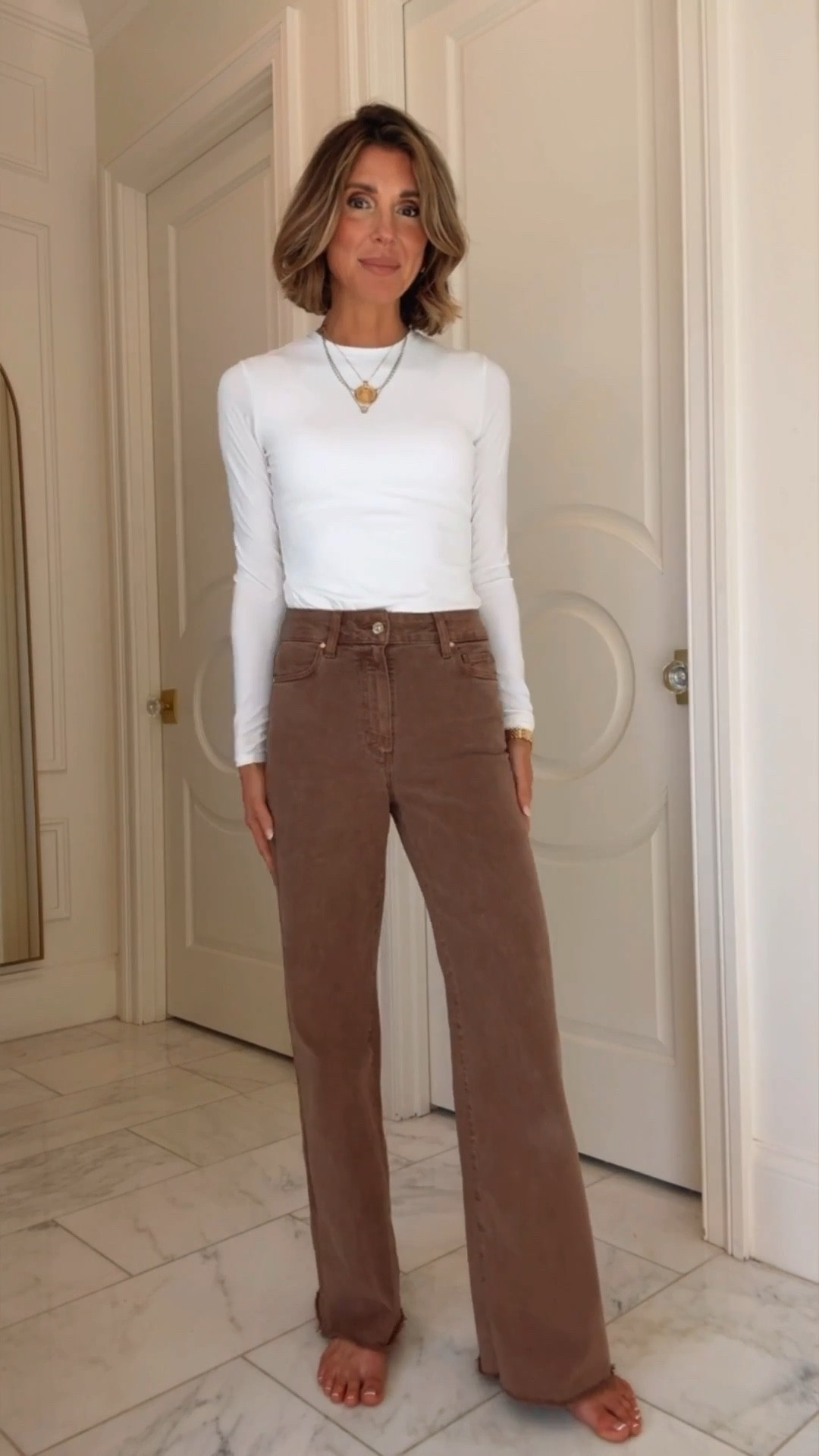 These jeans are back in stock! I'm 5'7 for reference and wearing my true size 25 fit tts - high rise and stretch.

#LTKootd