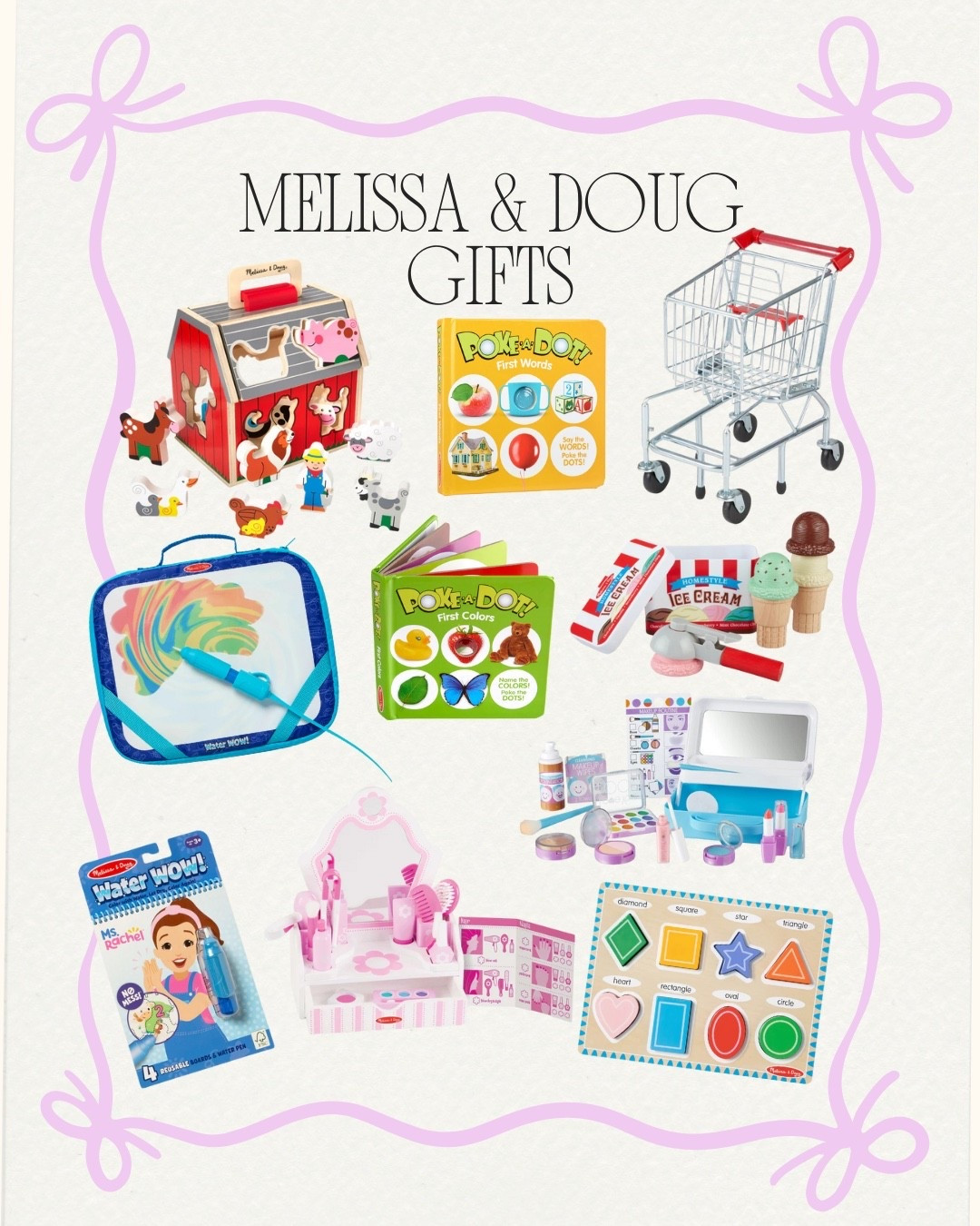 Melissa & Doug toys make awesome gifts 

#LTKBaby #LTKGiftGuide #LTKKids