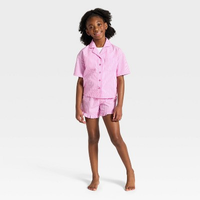 Girls' 2pc Mommy & Me Pajama Set - Cat & Jack™ Pink L | Target