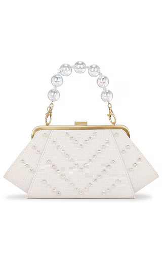 Posen Clutch in Eggshell | Revolve Clothing (Global)