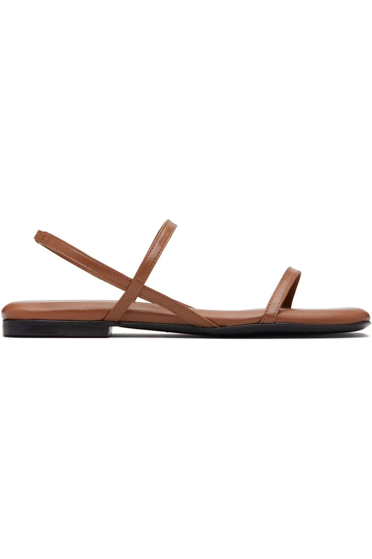 Brown Hilda Flat Sandals | SSENSE