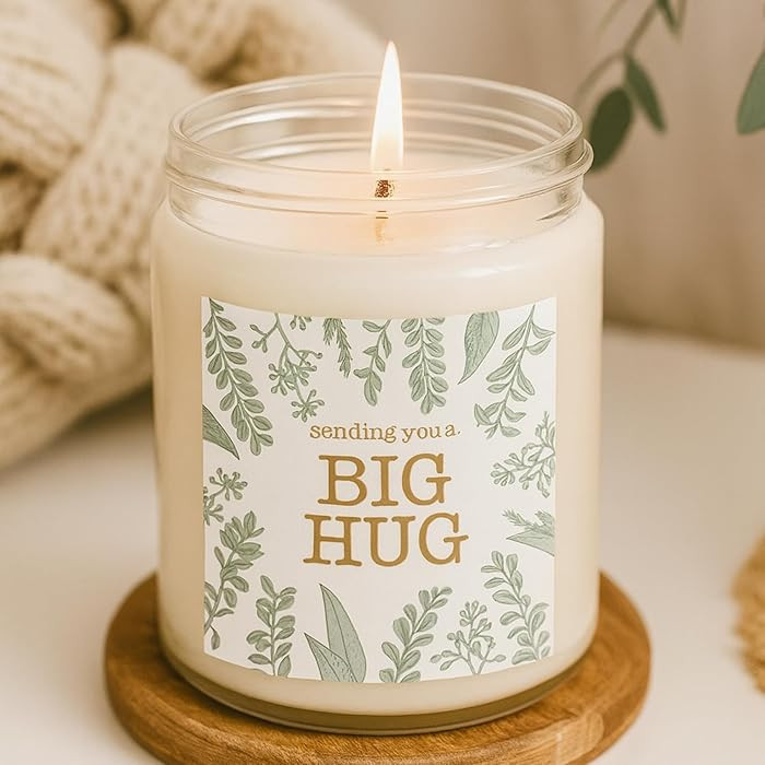 ThreeKin Scented Candles for Home, Sending You a Big Hug, Relaxing Aromatherapy Gifts for Women w... | Amazon (US)
