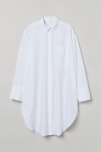 Oversized Cotton Shirt | H&M (US + CA)