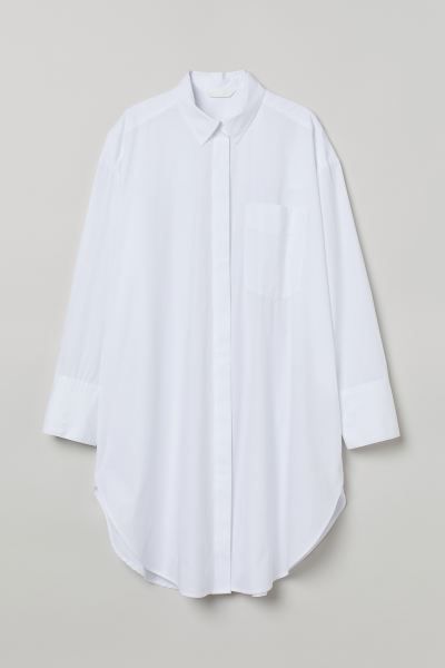 Oversized Cotton Shirt | H&M (US)