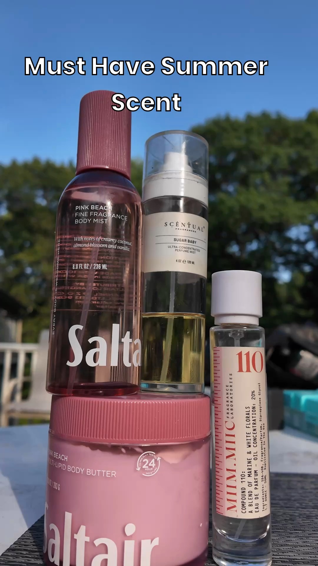 The Must-Have Summer Scent Combo! If you can’t find Miimic 110, just grab the OG I linked here. You will smell soooo good! The perfect perfume combo for carefree summer days!