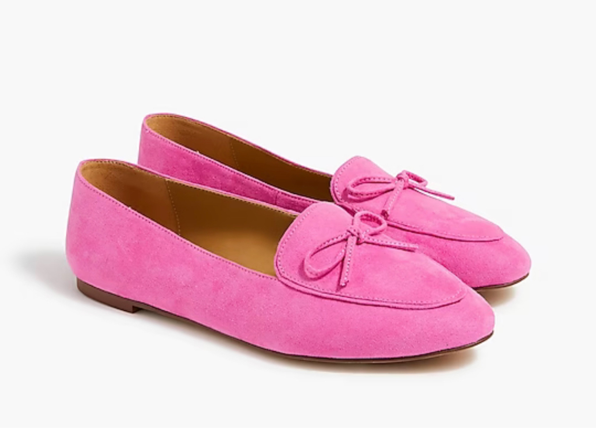 J Crew Factory pink flats. Perfect for cool summer! 