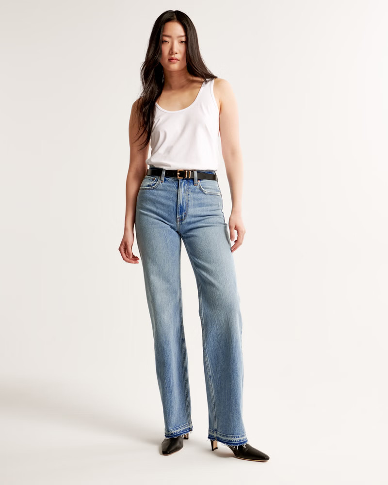 High Rise 90s Relaxed Jean | Abercrombie & Fitch (UK)
