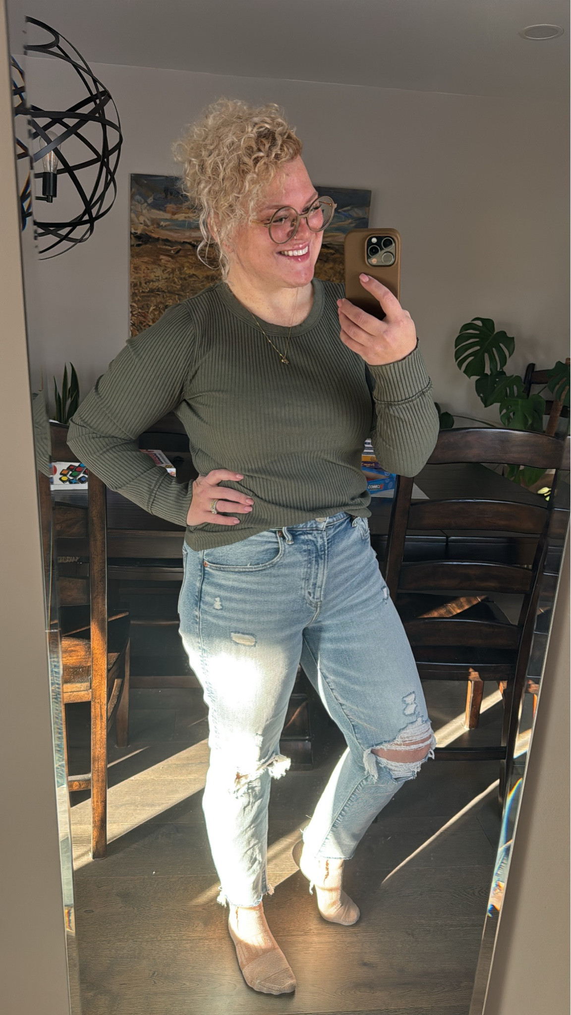 Because you’re all going to ask…

Shirt is a Medium
Jeans are an 8 short 

#LTKmidsize #LTKfindsunder100 #LTKbeauty