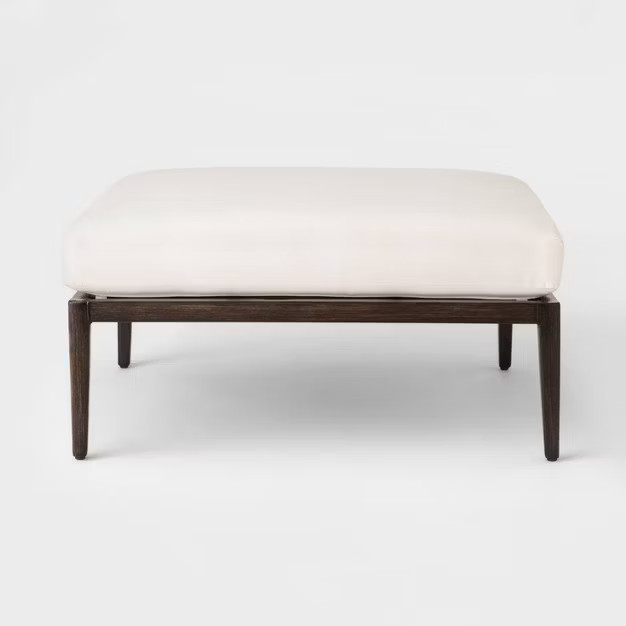 Risley Oversized Rope Patio Ottoman - Linen - Project 62™ | Target