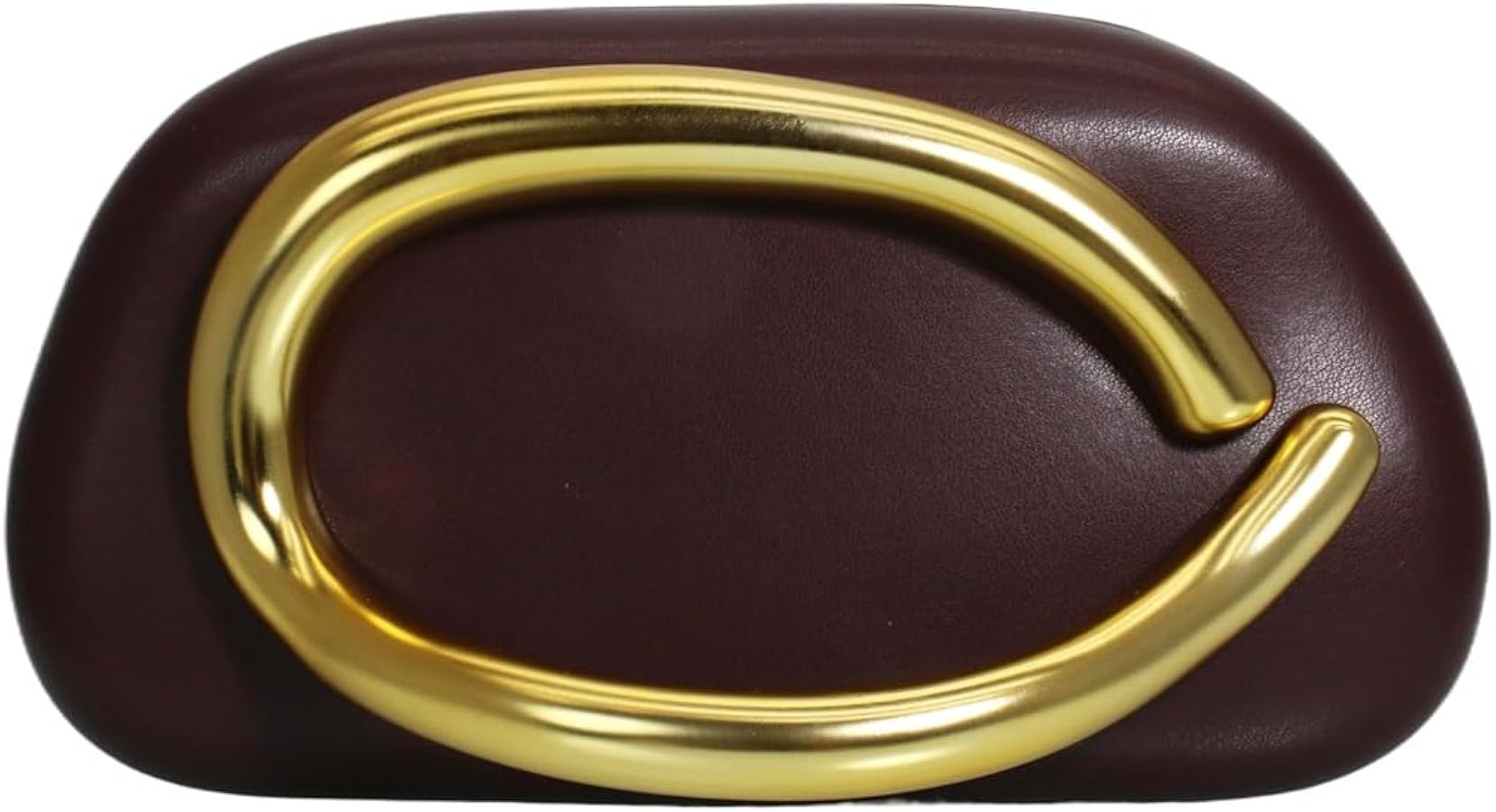 RomanticDesign Women Trendy PU Leather Evening Clutch Chic Decor Handle Party Prom Wedding Should... | Amazon (US)